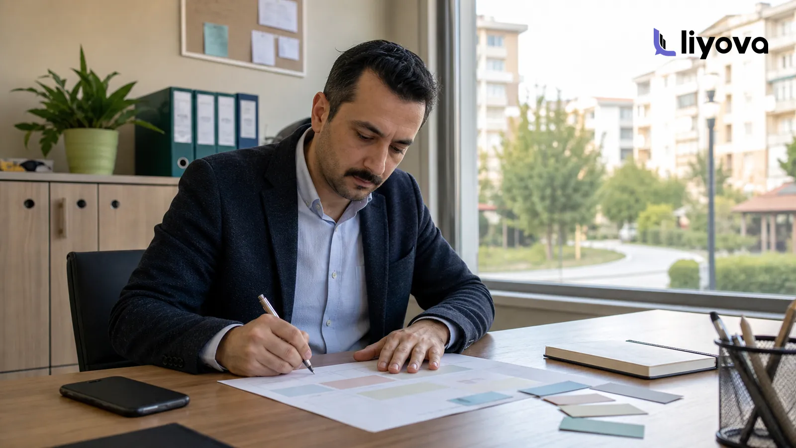Site sakinleri için hedef kitle ve kanal planını kullanarak duyuru metni hazırlayan yönetici